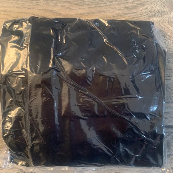 NWT LANDS' END LONG SLEEVE ROLLED TAB SLEEVE SOFT BLOUSE‎ BLACK 14P (PETITE) - Picture 11 of 11